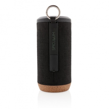 Logo trade advertising product photo of: Baia 10W wireless speaker, cork